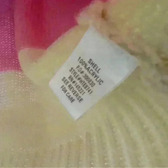 PROMESA- Color Block Sweater Sz Large ( pink, purple) - Picture 4 of 12